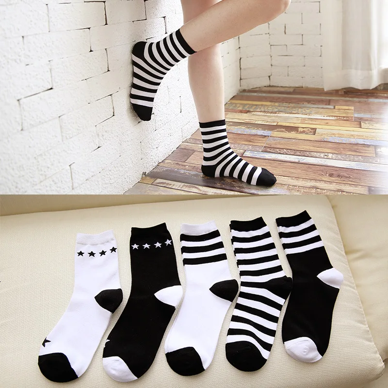 

10Pairs Cartoon Women Harajuku Socks Cotton Invisible Cute Warm Winter Ankle Socks Breathable Happy Christmas Socks Woman Gifts