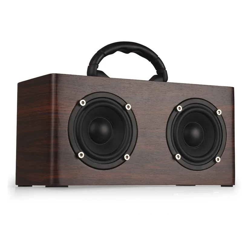 Классическая деревянная колонка в стиле ретро портативная беспроводная Bluetooth