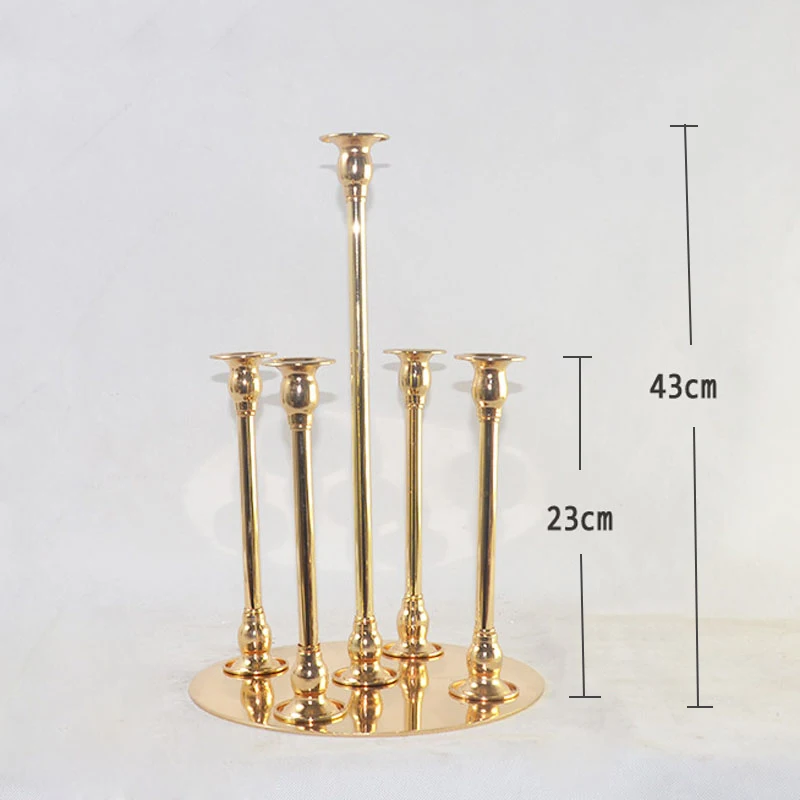 PEANDIM 5 голов/руки металлические подсвечники свадебный стол центральный стенд