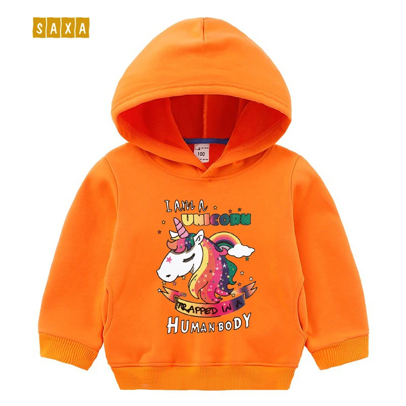 Детский свитер с капюшоном зима 2019 Детская толстовка для мальчиков и девочек