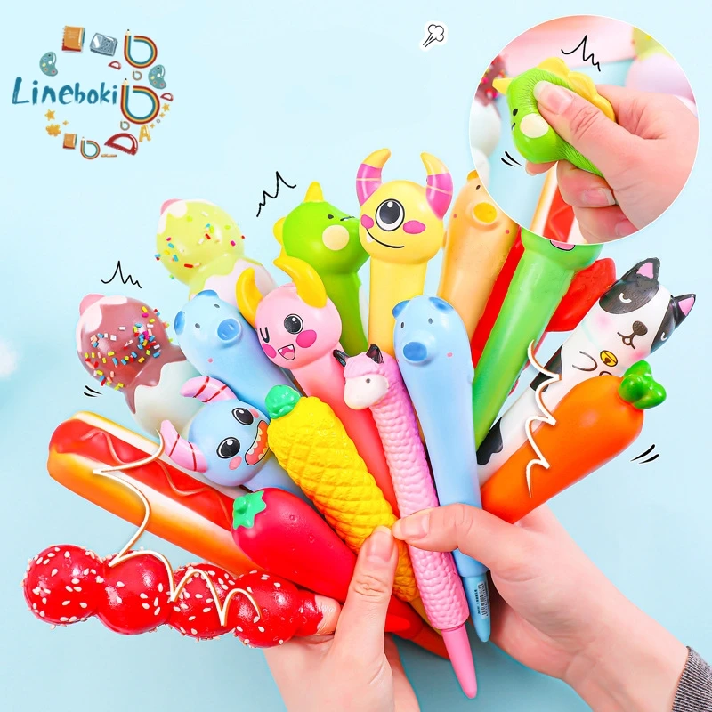 Ручка для снятия давления с мороженого единорога 0 5 мм милые кавайные ручки