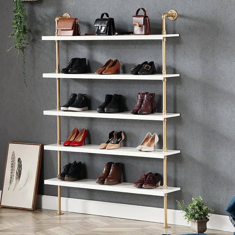 

Multi-layer shoe rack, dust-proof, single, fabric, for assembly, stainless steel, dormitory