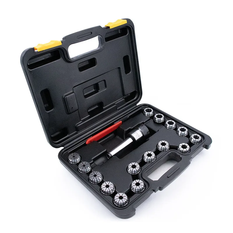 

MTA/MTB Drilling and Milling Cutter Set, 17-piece set of high precision elastic ER32 chuck, Mor type taper shank arbor