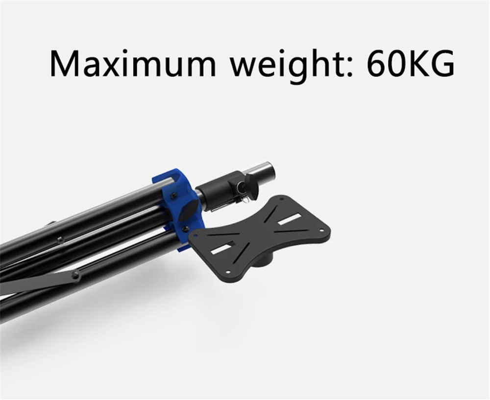 

Black Portable speaker Display Stand Adjustable Metal Speaker Bracket Floor Holder Musical Instruments Accessories