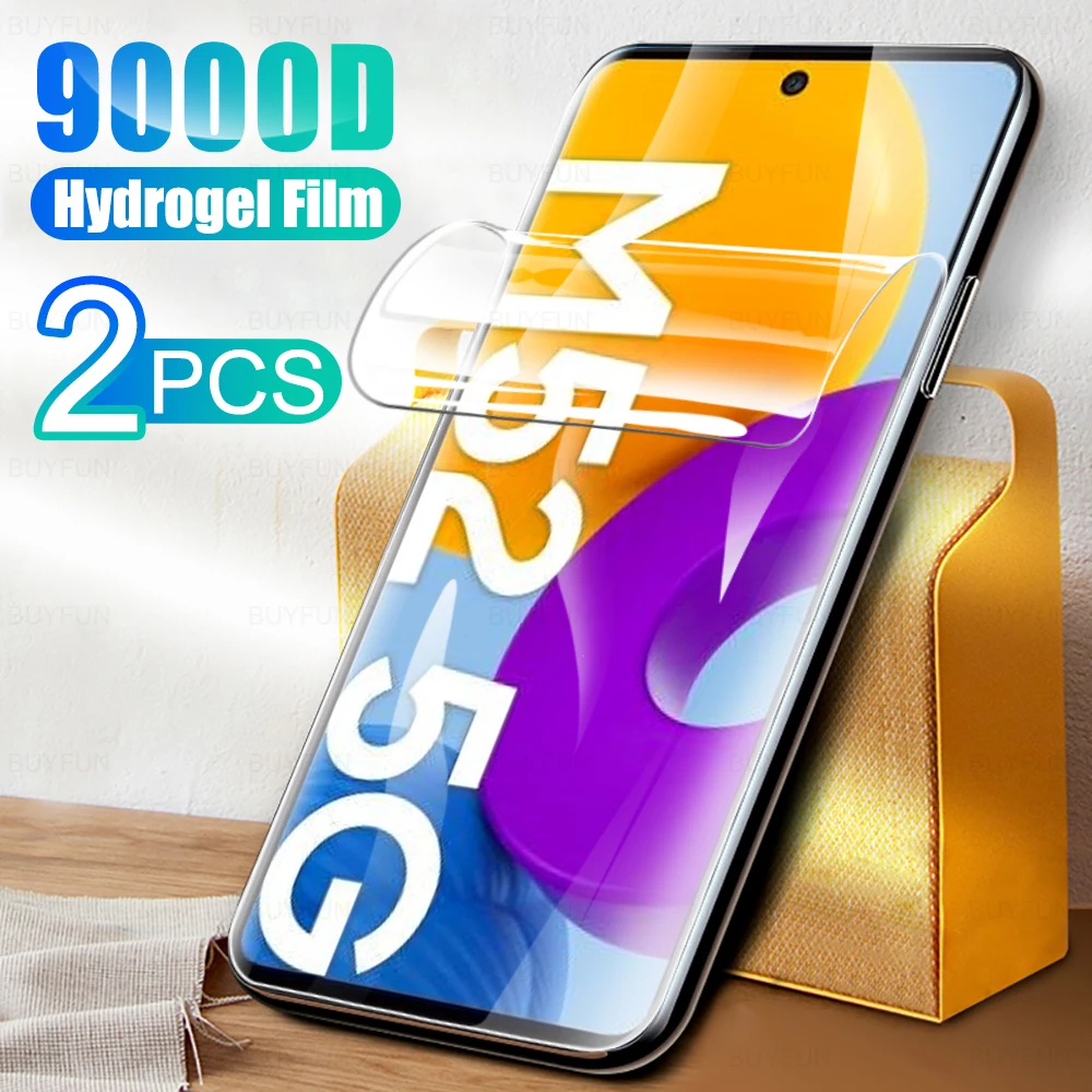

2 шт., Гидрогелевая Защитная пленка для Samsung Galaxy M52 52 52M