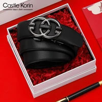 mens belt luxury brand leather fashion top belt mens designer belt gift box set