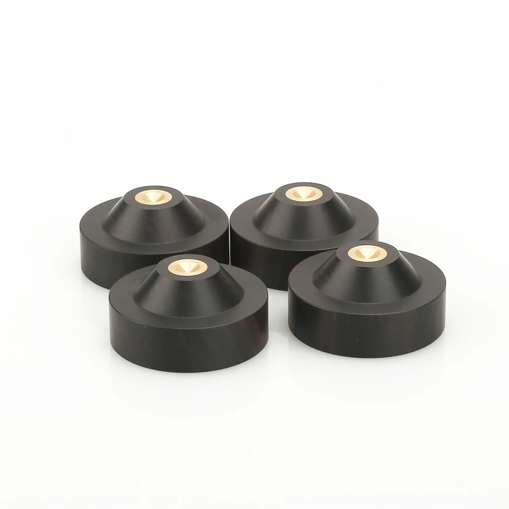 4 шт. 33 мм эбеновая деревянная колонка с шипами громкий динамик коробка