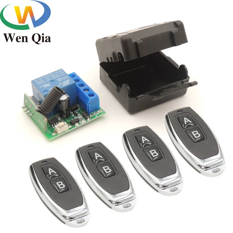 Универсальный пульт дистанционного управления 433 МГц 12 В постоянного тока 10 А 1