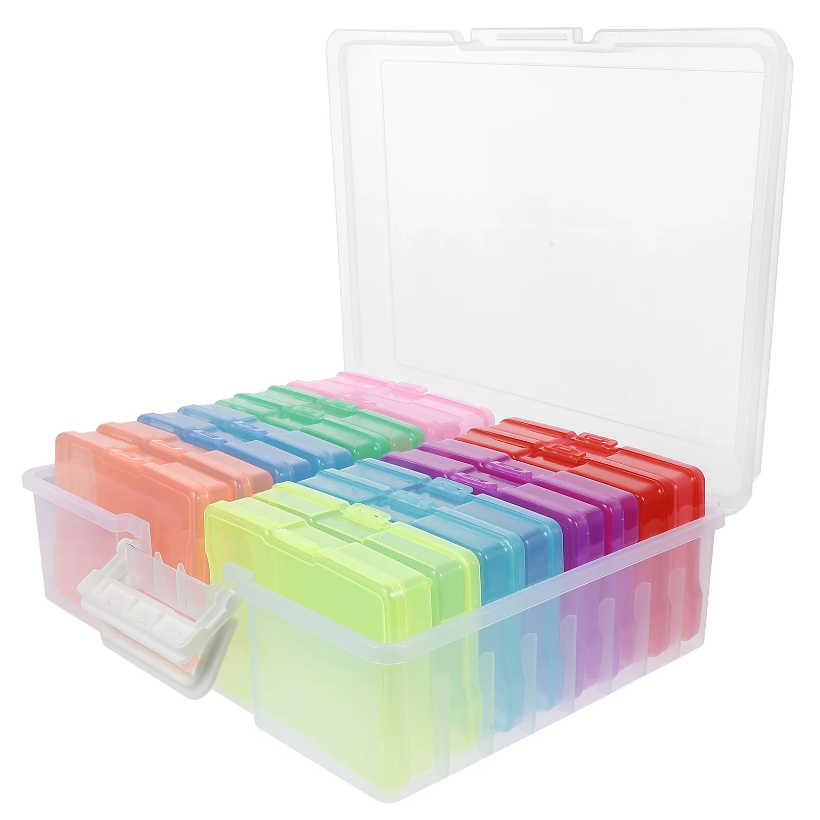 

1 Set Photo Case Keeper 4x6 Inch Photo Box Keeper Craft Keeper Case Accessory