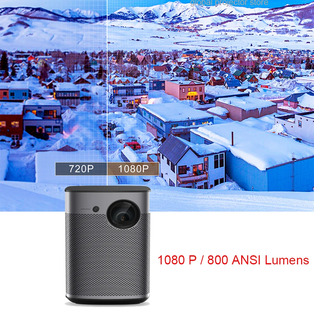 XGIMI Halo Смарт Портативный Мини проектор Android 9 0 Wifi 1080P 3D домашний кинотеатр с