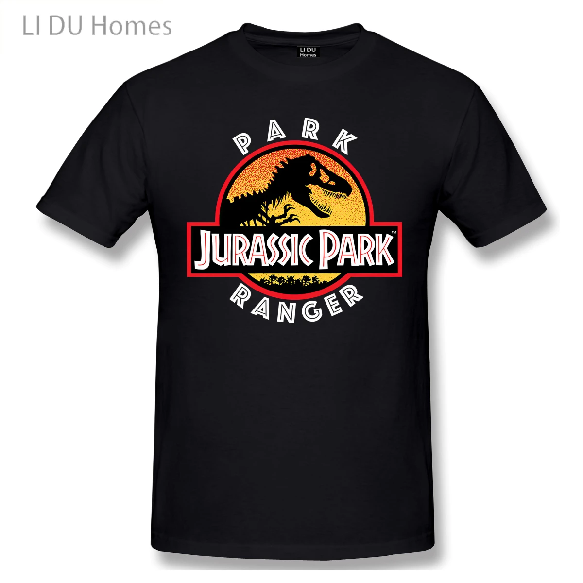 

LIDU Jurassic Park Circle Park Ranger T Shirts Women Man's T-shirt Cotton Summer Tshirts Short Sleeve Graphics Tee Tops
