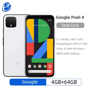 original google pixel 4 5 7 p oled snapdragon 855 6gb ram 64gb rom octa core andorid 10 mobile phone dual rear camera free global shipping