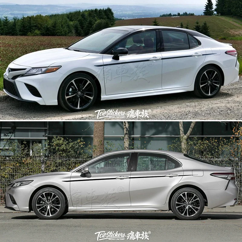 Автомобильная Наклейка для Toyota Camry 2018-2019 наклейка наружного украшения кузова