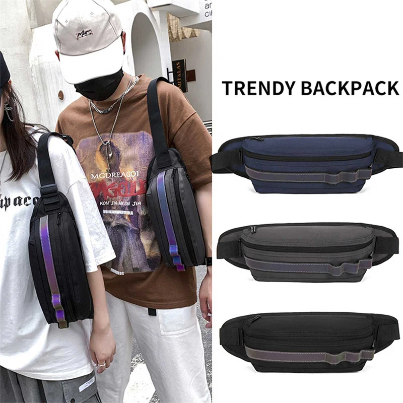 

Портативная Женская и мужская повседневная нагрудная сумка, кошелек на ремне для денег и телефона, сумка на бедро