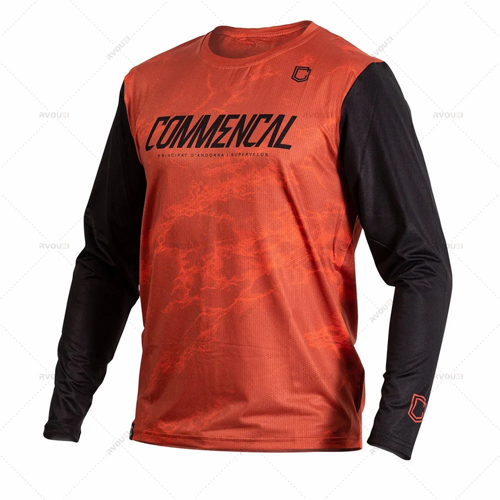 

Commencal New Racing Downhill Jersey Mountain Bike Motorcycle Cycling Jersey Crossmax Shirt Ciclismo Clothes for Men MTB MX