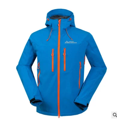 color 8 MC15RK0202 Водонепроницаемая ветровка для мужчин, уличная флисовая куртка, Спортивная дышащая куртка для пеших прогулок или кемпинга, мягкая куртка - Цвет: color 8