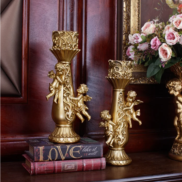 

Европейская подсвечник светильник роскошный романтический обеденный подсвечник Гостиная ремесла Candelabros Свадебные украшения EB50ZT