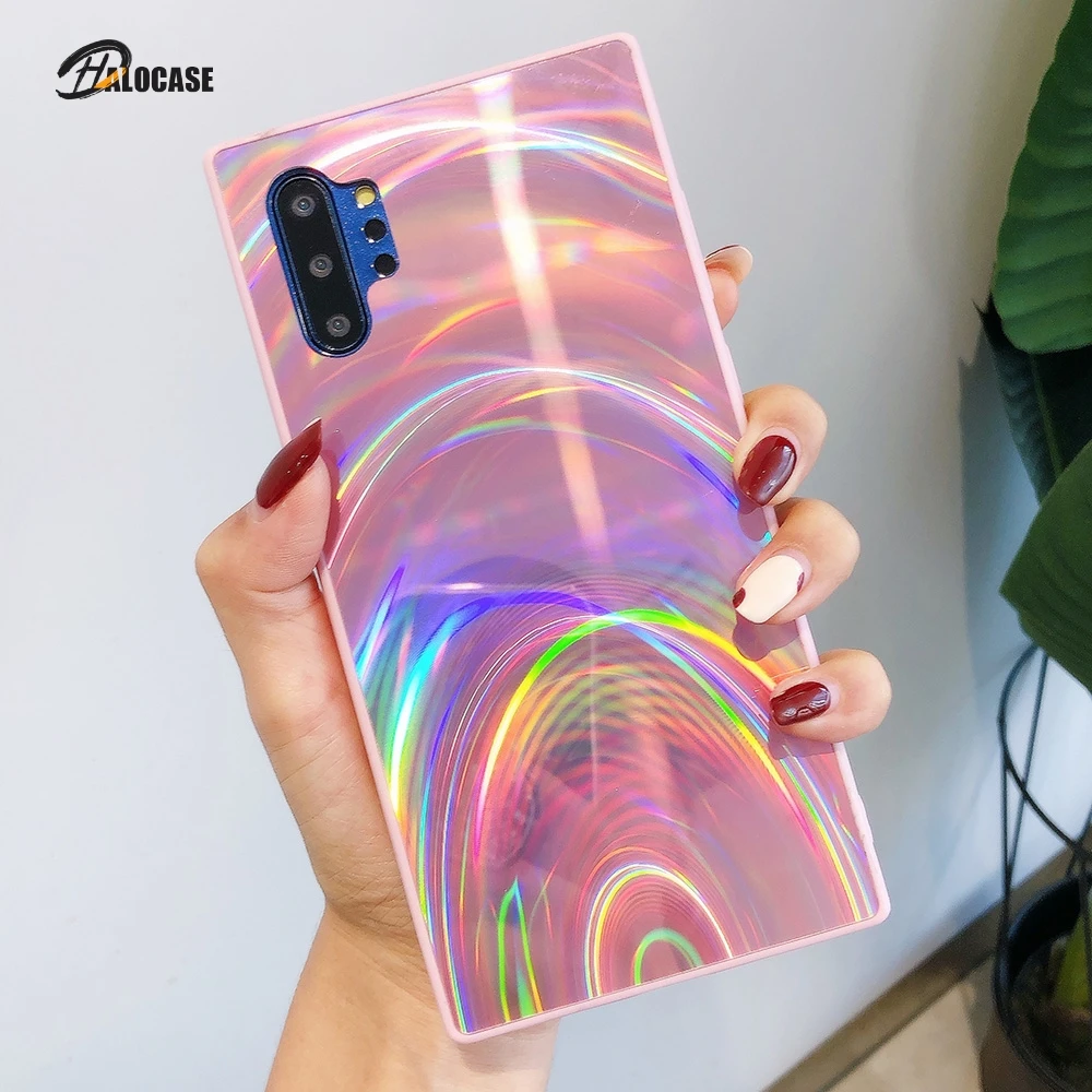 3D Алмазный чехол для Xiaomi Redmi Note 8 Pro 9S 9 Max чехлы Голографический лазерный с призмой