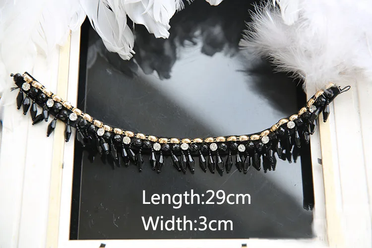 Модные кристальные бусины Meetee стразы воротник кружева сделай сам бисер для