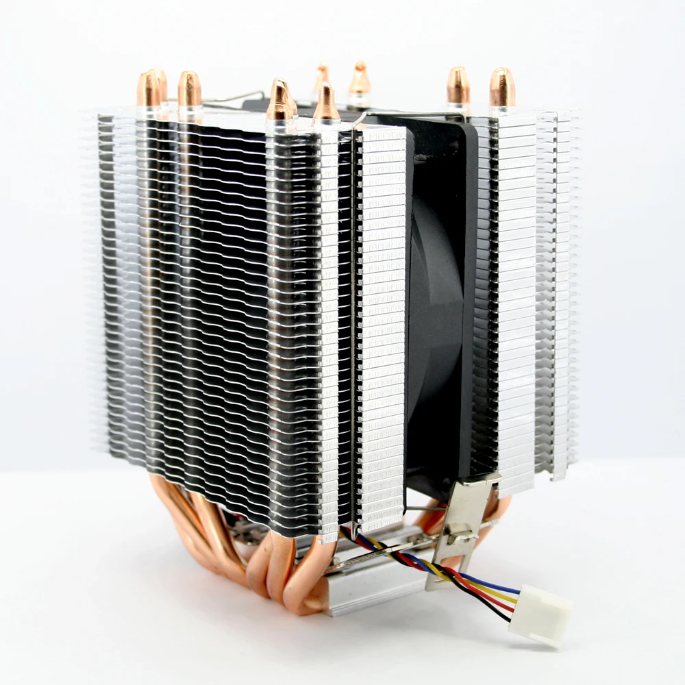 Кулер для процессора Intel LGA 775/115X/1366 6 тепловых труб 4 провода | Компьютеры и офис