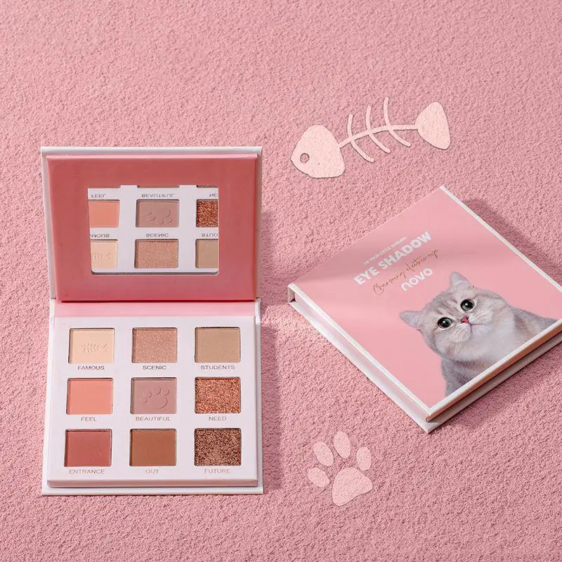 

Тени с блестками для глаз, тени для век, матовые перламутровые, стойкие тени для век, осветлитель, макияж, девять цветов