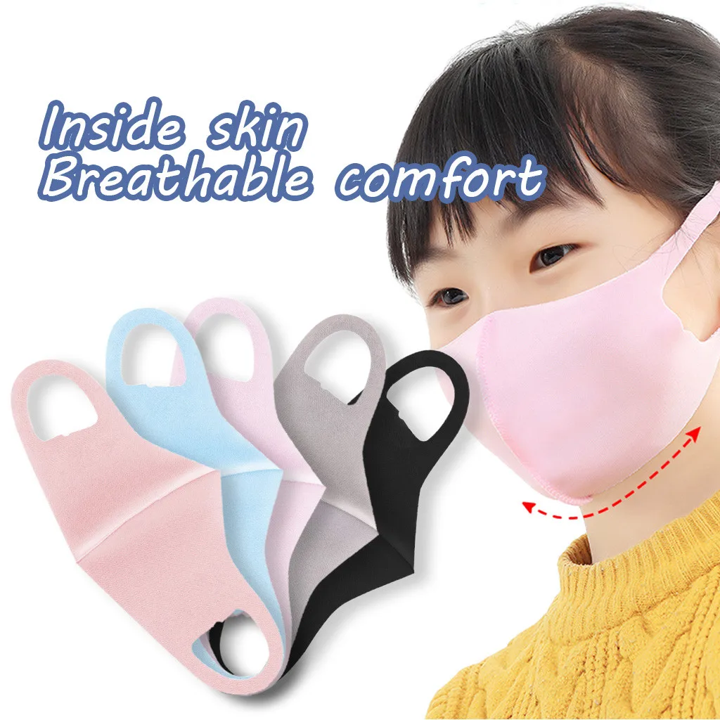 

mascarilla masque Reusable Washable Protective Face Masks For Children Boys Girls Full Face Cover Protection Breathable maska