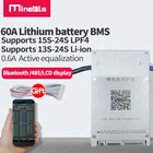 Литиевая батарея JK BMS 24s 20s 17s 16s 13s 60a smart bms 48v, поддержка bluetooth app, защита от перегрева, PCM