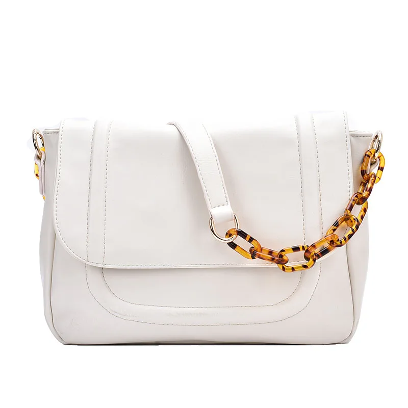 

Simple Large Capacity Pu Leather Tote Bags Chain Shoulder Bags for Women Solid Color Handbags Trending Women's Bag