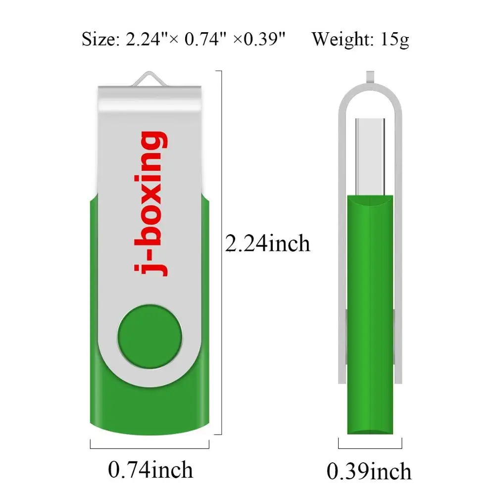 Складные USB флеш-накопители J-boxer 16 ГБ поворотный флэш-накопитель карта памяти для