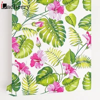 country style flowers wallpaper self adhesive cabinet wall sticker waterproof living room wall decoration floral contact paper