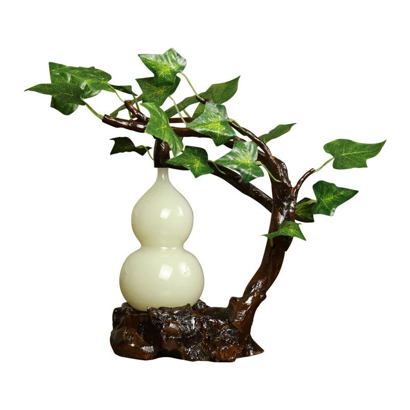 Цвет нефрита Тыква украшения Новый китайский стиль вход в гостиную винный шкаф