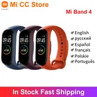 Фитнес-браслет Xiaomi Mi Band 4, водонепроницаемый фитнес-трекер с AMOLED экраном, 5 цветов, Bluetooth 5,0