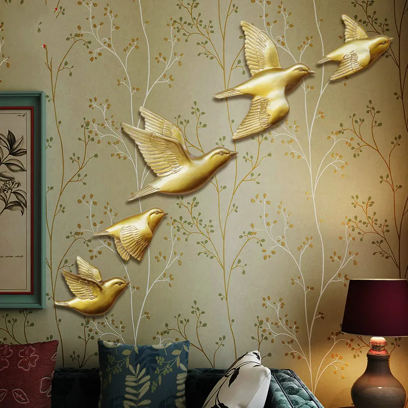 

STEREOSCOPIC WALL ACT THE ROLE OFING, SIMULATION BIRDS, WALL DECORATION, HANGING ORNAMENTS