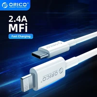 orico mfi lightning cable for iphone 13 2 4a fast charging usb charger data cable for iphone 12 pro max 11 xr xs usb charge cord