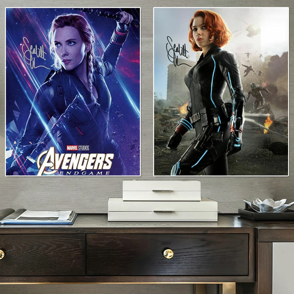 Постер фильма мстители Эра ультрона черная вдова супергерой Картина на холсте