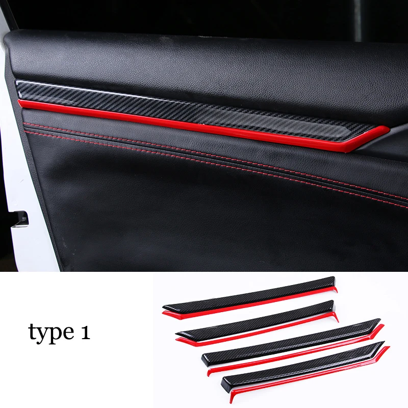 Lsrtw2017 Авто Стайлинг автомобиля двери внутри отделки края для Хонда цивик 2016 2017 2018