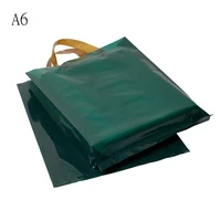50pcs plastic pouch thick fashion party wedding gift bags with handles clothing shopping packaging bag