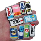 Лидер продаж, 1 шт., различные виды бутылок для пива, популярные среди людей, аксессуары для украшения обуви, Кроксы, подвески для браслетов, детские подарки