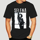 2021 негабаритных Селена Кинтанилья концерта на футболке мужские Tejano музыка футболка черного цвета с истекшим сроком эксплуатации пользовательские печатных футболка 6315X в стиле Харадзюку