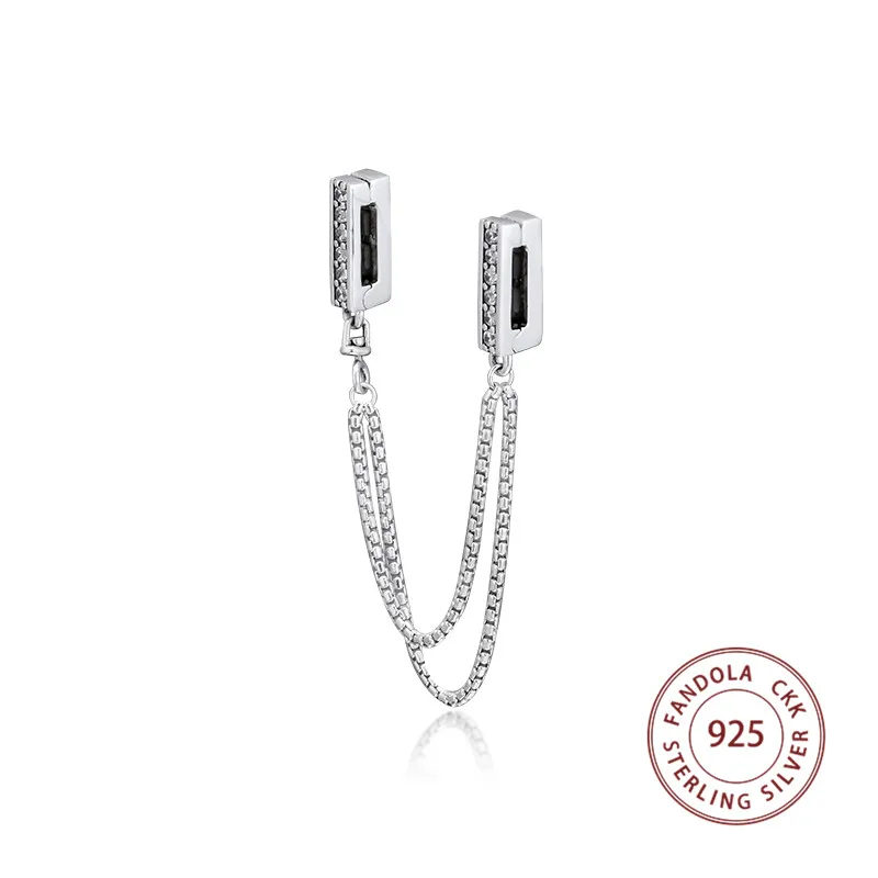 Reflexions сверкающие предохранительный цепной зажим Подвески подходят для