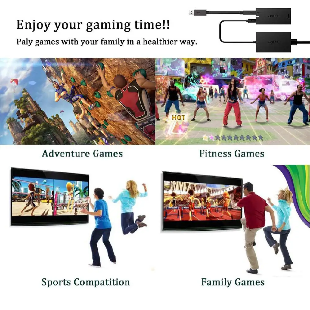 Kinect 2 0 Версия датчика AC адаптер питания для Xbox one S / X Windows XBOX ONE Slim/X UK Plug |