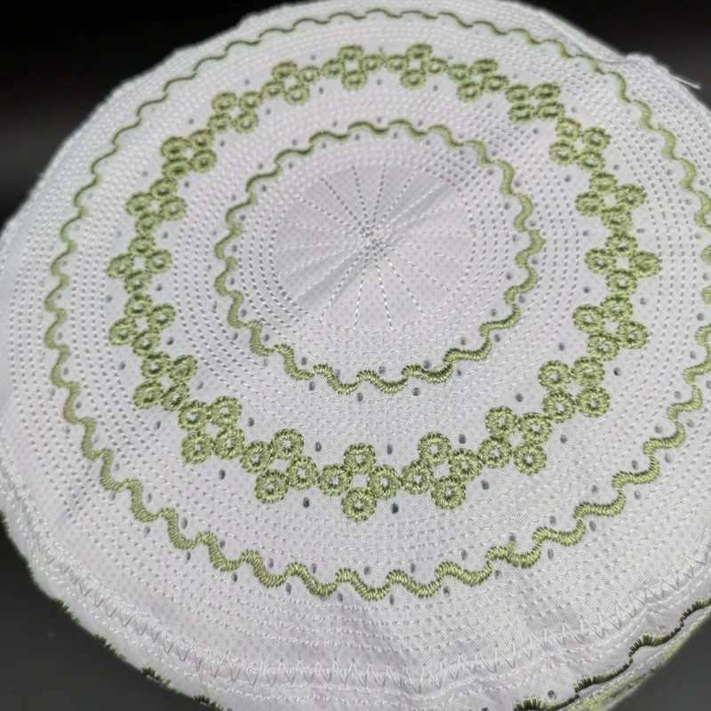 Арабские мусульманские кепки зеленые белые для детей папаклар каппа бейсболки