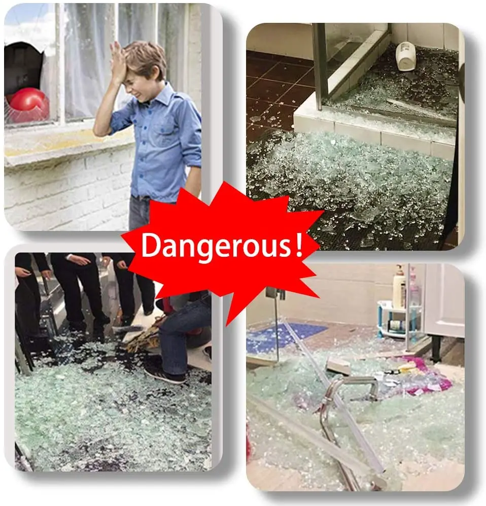 Прозрачная защитная пленка разных размеров для стекла домашняя