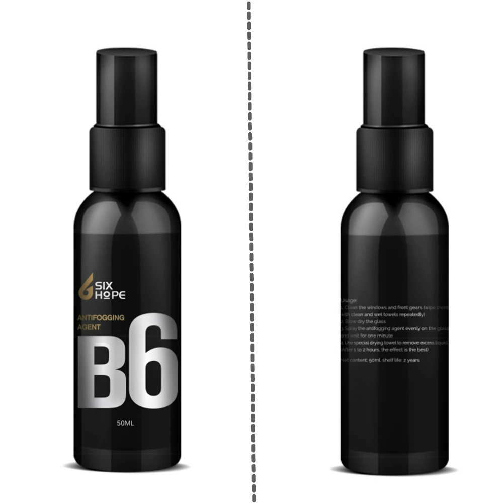 50 мл противотуманный агент водонепроницаемый непромокаемый спрей очиститель