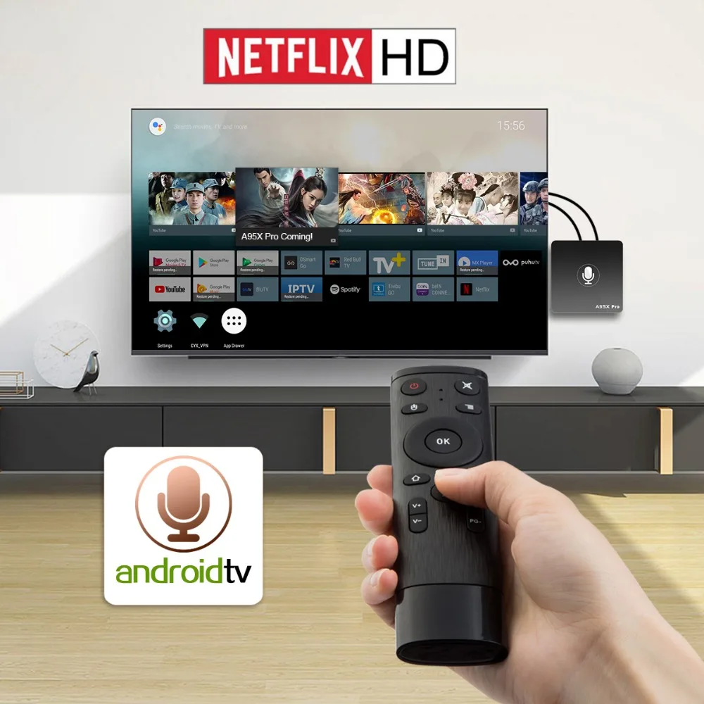 ТВ приставка A95XF2 4k 4G 32G 64GB смарт-приставка Voce управление Android 9,1 ТВ приставка 4K 3D 2,4G/5G WiFi X96 ТВ приставка android