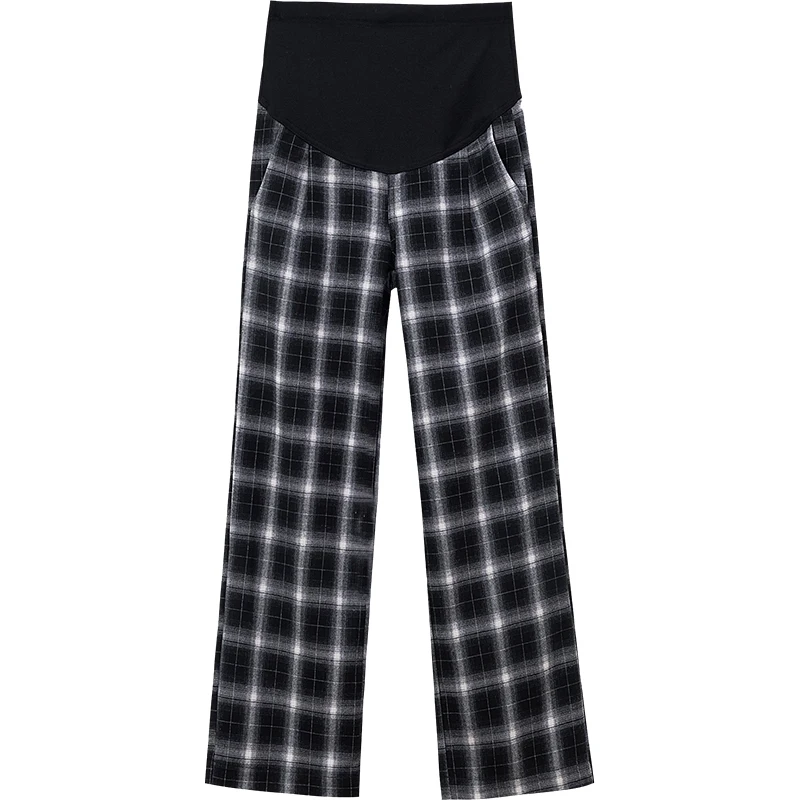 

2021 Maternity Pants Spring Autumn Loose Casual Pants Loose Comfy Belly Support Pants for Pregnant Women Pregnancy Trousers