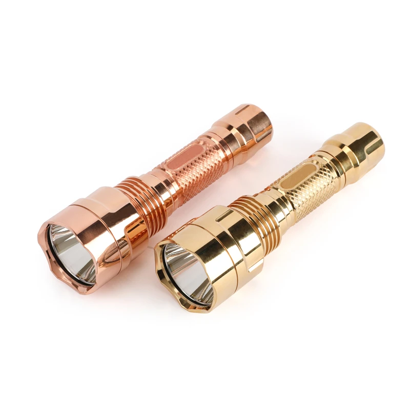 Медь Astrolux C8 SST40/XP L HI 1300lm 7/4 режима A6 драйвер EDC тактический фонарик 18650 светодиодный