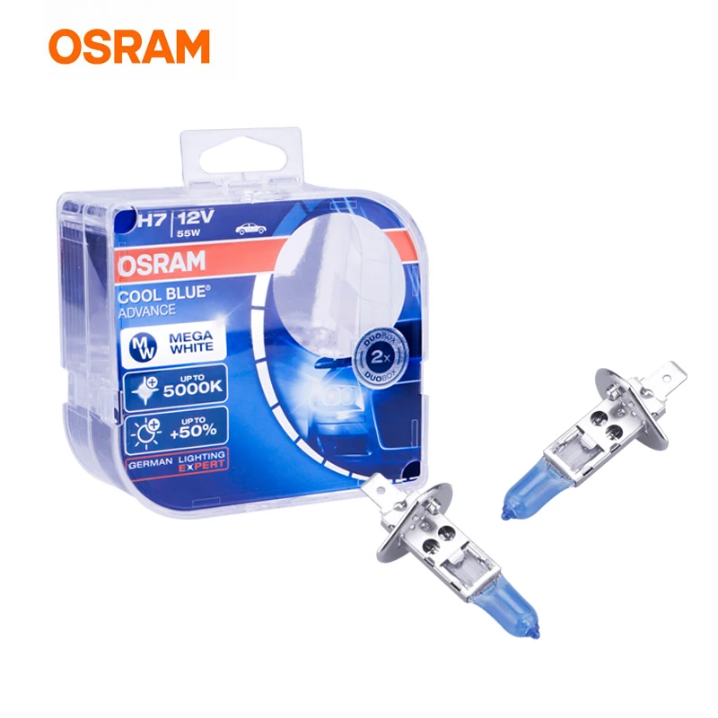 OSRAM h4 галогенные Ксеноновые bombilla h7 Галогенные белые 6000k h3 12v 55w osram h11 h1 свет лампы