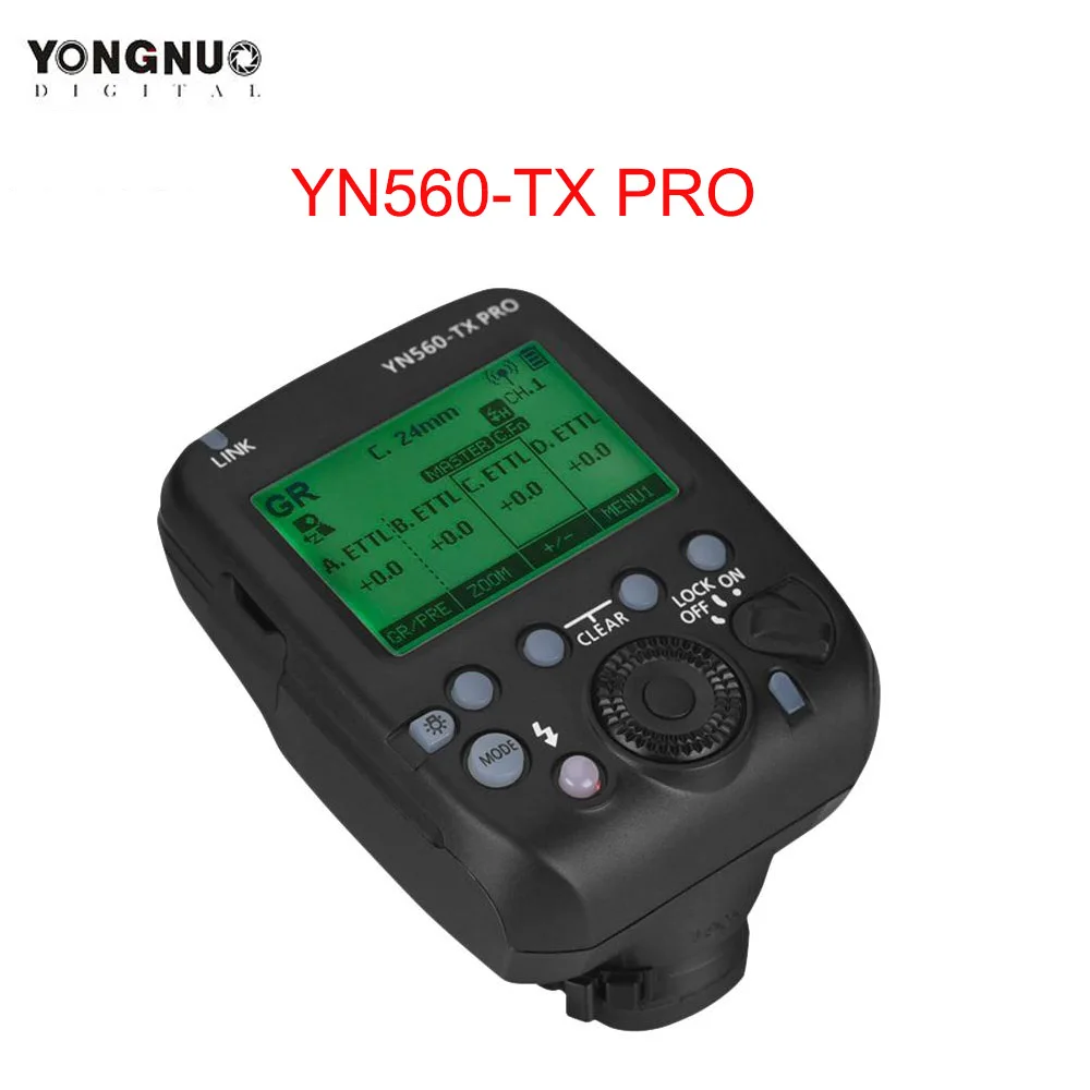 Беспроводная вспышка YONGNUO YN560 TX PRO 2 4G для камеры Canon DSLR YN862/YN968/YN200/YN560