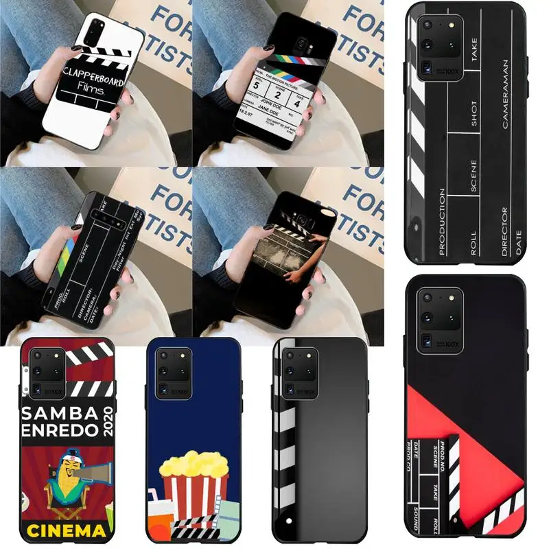 Чехол для телефона HPCHCJHM черный корпус из ТПУ Samsung S20 plus Ultra S6 S7 edge S8 S9 S10 | Мобильные